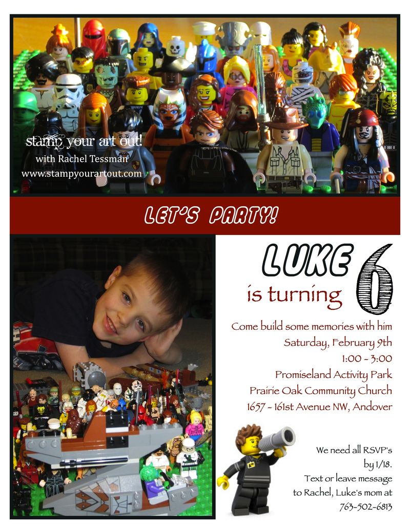 Happy Birthday, Luke! - Stamp Your Art Out!