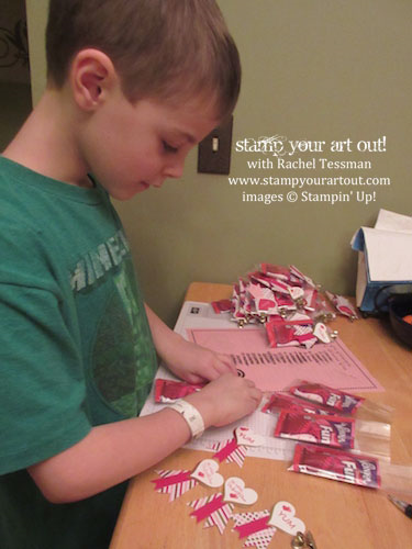 Valentine’s Day Treats for Classmates… #stampyourartout #stampinup - Stampin’ Up!® - Stamp Your Art Out! www.stampyourartout.com
