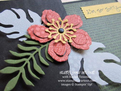 A beautiful z-fold card created with the Botanical Gardens designer paper, Botanical Gardens vellum (free with a $50 order during Sale-a-Bration) and the the Botanical Builder framelit dies…#stampyourartout #stampinup - Stampin’ Up!® - Stamp Your Art Out! www.stampyourartout.com
