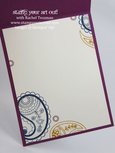 October 2016 Paisley’s & Posies Card Class (1 of 4 cards)... #stampyourartout - Stampin’ Up!® - Stamp Your Art Out! www.stampyourartout.com