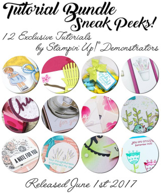 12 Exclusive Tutorial Bundles for June 2017 (click here to learn more)… #stampyourartout - Stampin’ Up!® - Stamp Your Art Out! www.stampyourartout.com