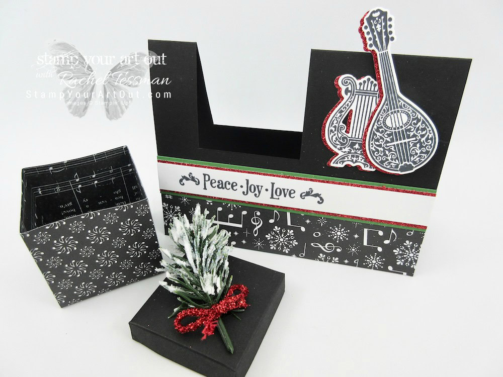 MusicThemed Gift Box In A Card Stamp Your Art Out!