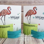 Use the Fabulous Flamingo stamp set and the Stampin’ Blends markers to create these fun Bendi Cards…#stampyourartout - Stampin’ Up!® - Stamp Your Art Out! www.stampyourartout.com