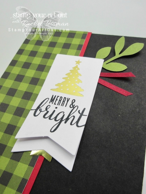 Make-n-take card (using supplies from the October Pining for Plaid and November Back in Plaid kits) from my 2017 Paper Pumpkin Palooza event!...#stampyourartout #stampinup - Stampin’ Up!® - Stamp Your Art Out! www.stampyourartout.com