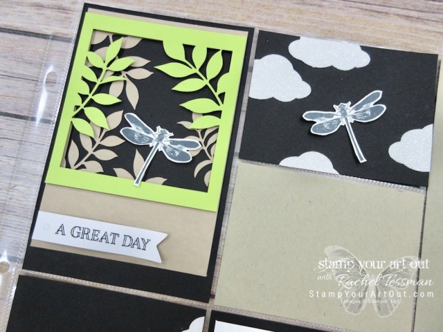 Click here to see photos of (and get tips for recreating) a photo pocket page layout, a cute fishy card and a pretty shaker card!...all projects created with the December 2017 Flora and Flutter Paper Pumpkin kit! ...#stampyourartout #stampinup - Stampin’ Up!® - Stamp Your Art Out! www.stampyourartout.com
