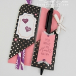 Click here to see fun alternate project ideas created with the January 2018 Heartfelt Love Notes Paper Pumpkin kit in A Paper Pumpkin Thing Blog Hop! This project idea shows how to turn 16 cards into 32 Valentines...#stampyourartout #stampinup - Stampin’ Up!® - Stamp Your Art Out! www.stampyourartout.com