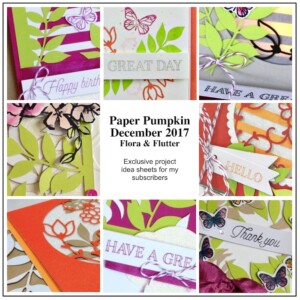 Sneak Peek at the December 2017 Flora and Flutter Paper Pumpkin Kit exclusive alternate projects ...#stampyourartout #stampinup - Stampin’ Up!® - Stamp Your Art Out! www.stampyourartout.com