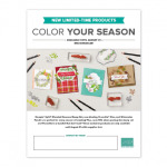 Color Your Season August 2018 Promotion…#stampyourartout #stampinup - Stampin’ Up!® - Stamp Your Art Out! www.stampyourartout.com