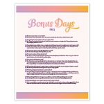 Bonus Days are here! For every $50 you spend in August, you earn a $5 coupon to use in September…#stampyourartout #stampinup - Stampin’ Up!® - Stamp Your Art Out! www.stampyourartout.com