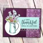 Simply Thankful for All the Good Things card created with Country Home stamp set and Country Lane Designer Paper from the 2018 Holiday Catalog AND Stampin’ Blends markers. Click here for directions, measurements and supplies…#stampyourartout #stampinup - Stampin’ Up!® - Stamp Your Art Out! www.stampyourartout.com