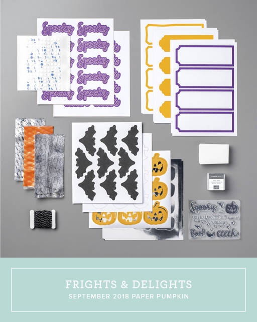 The September 2018 Paper Pumpkin Kit: Frights & Delights! …#stampyourartout #stampinup - Stampin’ Up!® - Stamp Your Art Out! www.stampyourartout.com