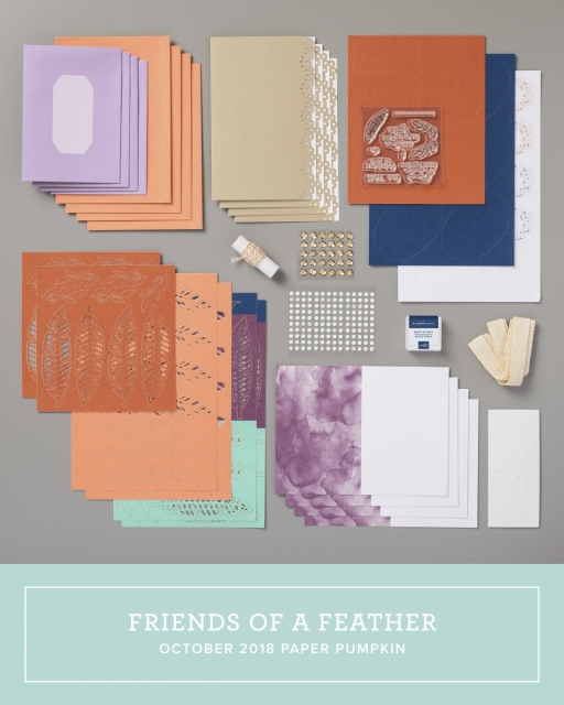 The October 2018 Paper Pumpkin Kit: Friends of a Feather! …#stampyourartout #stampinup - Stampin’ Up!® - Stamp Your Art Out! www.stampyourartout.com