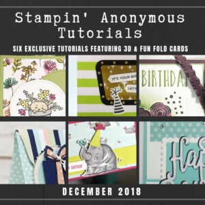 Monthly Tutorial Bundles contain 6 EXCLUSIVE "better than flat" projects (fun fold cards or 3-D items) created by myself and 5 other talented, but anonymous Stampin' Up! demonstrators. Place an order in the month of December, and get this bundle for free! Or choose the option to purchase them for just $9.95…#stampyourartout #stampinup - Stampin’ Up!® - Stamp Your Art Out! www.stampyourartout.com