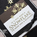 I’d send you a Blizzard card created with the Beautiful Blizzard Bundle of products: The Beautiful Blizzard stamp set and coordinating Blizzard Thinlits Die. This would be perfect for sending thank yous after the holiday season! #stampyourartout #stampinup - Stampin’ Up!® - Stamp Your Art Out! www.stampyourartout.com