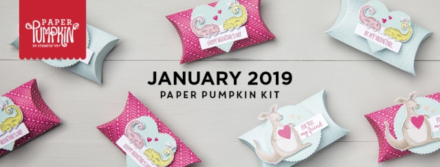 The January 2019 Be Mine Valentine Paper Pumpkin kit. #stampyourartout #stampinup - Stampin’ Up!® - Stamp Your Art Out! www.stampyourartout.com