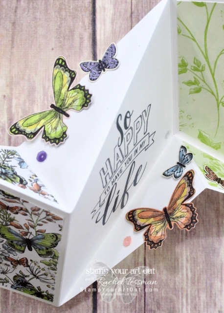 Click here to see six versions of a Mini Miura Fold card! All of them come to life because of the beautiful Botanical Butterflies Designer Paper (one of our 2019 Sale-a-Bration free picks with a $50 product order). I came up with all the measurements myself, so I'm super excited to share with you. Be sure to watch the how-to video too, so you can see all my tips and tricks and get the step-by-step directions! #stampyourartout #stampinup - Stampin’ Up!® - Stamp Your Art Out! www.stampyourartout.com