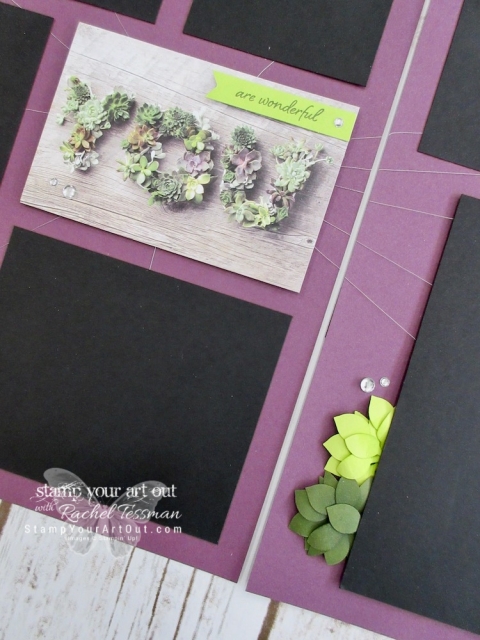 I have even more alternate project to share that I created with the February 2019 Grown with Kindness Paper Pumpkin Kit -- my 12x12 scrapbook page layout, a couple sweet note cards, two fun triangle gift boxes, and a mini pop out explosion card. Click here for photos of all these projects, a video where I share directions, measurements and tips for making them, and a complete product list linked to my online store! #stampyourartout #stampinup - Stampin’ Up!® - Stamp Your Art Out! www.stampyourartout.com