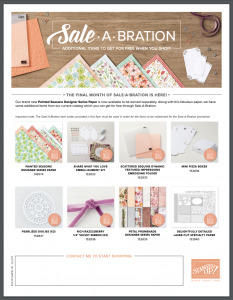 Sale-a-Bration 2019 third release flyer! #stampyourartout #stampinup - Stampin’ Up!® - Stamp Your Art Out! www.stampyourartout.com
