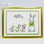 Here is a sweet card that I created with the Fable Friends Stamp Set, Stampin