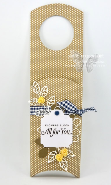 Flowers For You Hanging Pillow Box Stamp Your Art Out