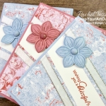 Click here to see how to “stretch” your designer paper layer and how to add a fun coordinating pocket inside a card to hold cash or a gift card. I use the new 2019-21 In Colors, the Woven Threads Designer Paper, the Floral Essence Stamp Set, the In Color Faceted Dots and more. I also share several versions of this card. Watch my video so you can see all my tips and tricks and get the step-by-step directions! You’ll also be able to access measurements, other close-up photos, and links to the products I used. #stampyourartout #stampinup - Stampin’ Up!® - Stamp Your Art Out! www.stampyourartout.com