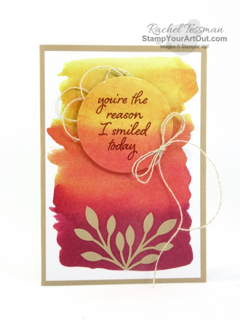 I’m excited to share with you what I created with the August 2019 The Gift of Fall Paper Pumpkin Kit: a treat bag with window, a beautiful 12x12 scrapbook page layout, two cards, and a couple puppets. Click here for photos of all these projects, a video with directions, measurements and tips for making them, and a complete product list linked to my online store! #onestopbox #stampyourartout #stampinup - Stampin’ Up!® - Stamp Your Art Out! www.stampyourartout.com