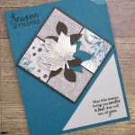 Here is the second make-n-take project that we made during our September 2019 Stampers With ART team gathering online! It’s a corner-cut card made with the Come to Gather Designer Paper, Gather Together Stamp Set, Gathered Leaves Dies, and the Leaf Punch. Click here to get measurements, directions, and a supply list linked to my online store. - Stampin’ Up!® - Stamp Your Art Out! www.stampyourartout.com
