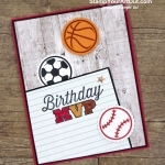 I brought the For the Win stamp set and the Come to Gather designer paper together and created this fun birthday card. Click here for directions, measurements, tips, and a list of products I used linked to my online store. Stampin’ Up!® - Stamp Your Art Out! www.stampyourartout.com