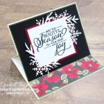 Magnolia Lane turned Christmas! I created an easel card using the Magnolia Lane designer paper, the Stampin’ Blends Markers, the Merry Christmas to All Stamp Set, and the Frosted Frames Dies. Click here for directions, measurements, and a list of supplies I used linked to where you can purchase them in my online store. - Stampin’ Up!® - Stamp Your Art Out! www.stampyourartout.com