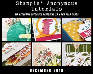Stampin’ Anonymous Tutorials contain 6 EXCLUSIVE "better than flat" projects (fun fold cards or 3-D items) created by me and 5 other talented Stampin' Up! demonstrators. Place an order in the month of December, and get this bundle for free! Or choose the option to purchase any of the bundles for just $9.95. - Stampin’ Up!® - Stamp Your Art Out! www.stampyourartout.com