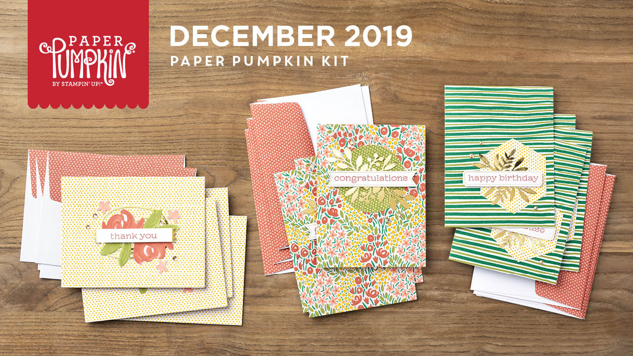 The December 2019 Something for Everything Paper Pumpkin Kit. - Stampin’ Up!® - Stamp Your Art Out! www.stampyourartout.com