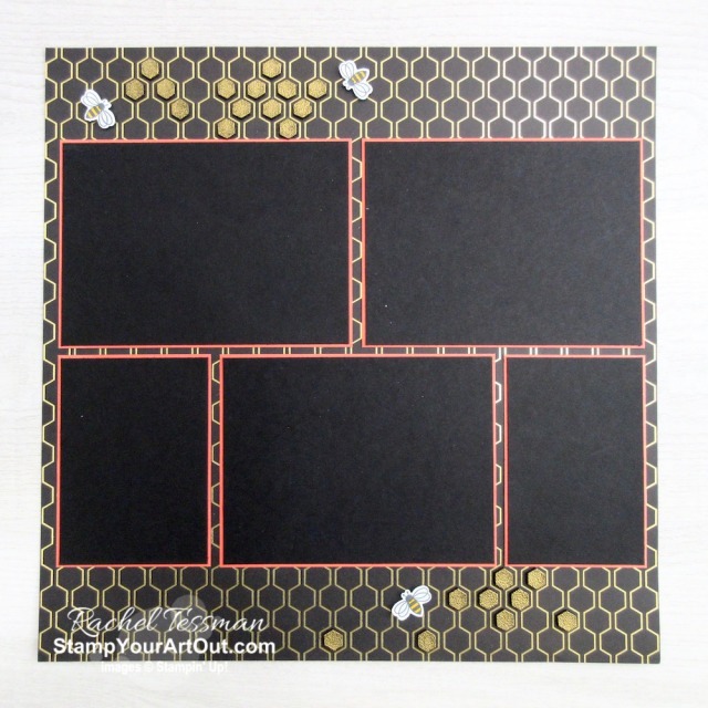 I created a sweet pocket card that I gifted to a few of my lucky subscribers and a fun beehive page layout. Click here for more photos, directions, measurements and supplies. - Stampin’ Up!® - Stamp Your Art Out! www.stampyourartout.com