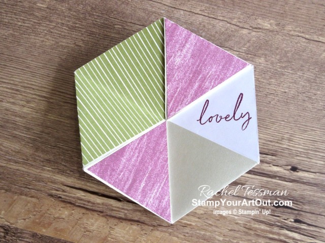 I’m excited to share with you what I created with the February 2020 Lovely Day Paper Pumpkin Kit: fun fold card, adorable treat bags, and more. Click here for photos of all these projects, a video with directions, measurements and tips for making them, and a complete product list linked to my online store! - Stampin’ Up!® - Stamp Your Art Out! www.stampyourartout.com
