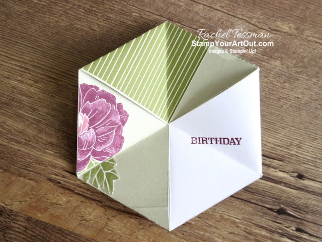 I’m excited to share with you what I created with the February 2020 Lovely Day Paper Pumpkin Kit: fun fold card, adorable treat bags, and more. Click here for photos of all these projects, a video with directions, measurements and tips for making them, and a complete product list linked to my online store! - Stampin’ Up!® - Stamp Your Art Out! www.stampyourartout.com