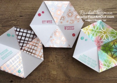 Flowering Foils & Lily Impressions Hexaflexagons