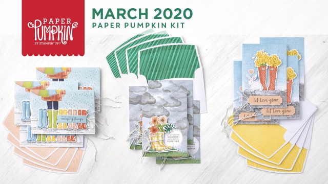The March 2020 No Matter The Weather Paper Pumpkin Kit. - Stampin’ Up!® - Stamp Your Art Out! www.stampyourartout.com