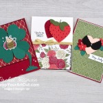 Punch art with our heart punches! I made a few different cards using the heart punches, the Little Ladybug Stamp Set, and the Christmastime is Here Designer Paper. And none of them are Valentine or Christmas related. Click here to see more photos, get measurements & directions, and shop for supplies from my online store so you can recreate them for yourself. - Stampin’ Up!® - Stamp Your Art Out! www.stampyourartout.com