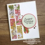 Click here to see photos of a few cards created with small strips of the new Ornate Garden Designer Paper. You’ll also find measurements, supplies, and helpful tips for the card I created. - Stampin’ Up!® - Stamp Your Art Out! www.stampyourartout.com