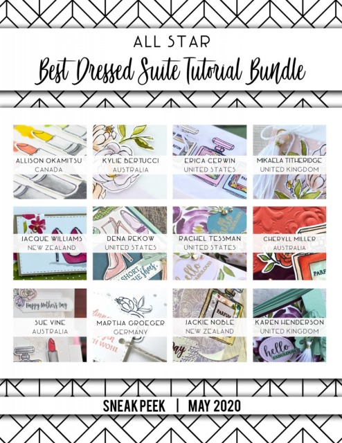 Here are the Best Dressed All Star Tutorial Bundle Peeks. Place an order in the month of May 2020 and get this bundle of 12 fabulous paper crafting project tutorials for free! Or purchase it for just $15. - Stampin’ Up!® - Stamp Your Art Out! www.stampyourartout.com