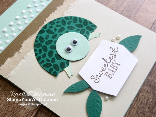 I created a cute baby turtle card that I gifted to a few of my lucky subscribers using the April 2020 My Wonderful Family Paper Pumpkin Kit. Click here for more photos, measurements, a supply list and directions. - Stampin’ Up!® - Stamp Your Art Out! www.stampyourartout.com