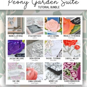 Here are the Peony Garden All Star Tutorial Bundle Peeks. Place an order in the month of July 2020 and get this bundle of 12 fabulous paper crafting project tutorials for free! Or purchase it for just $15. - Stampin’ Up!® - Stamp Your Art Out! www.stampyourartout.com