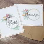 Make some pretty yet simple window cards with the new Beautiful Autumn Stamp Set, coordinating Autumn Punch Pack, and Gold Cards & Envelopes from the Aug-Dec 2020 Mini Catalog! Click here to access details, more photos, tips, and links to the products I used. - Stampin’ Up!® - Stamp Your Art Out! www.stampyourartout.com