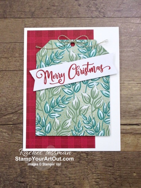 Get up to 95 holiday greeting cards from the Tag Buffet Project Kit! By just adding a few basic supplies: inks, tools, adhesives, some coordinating ‘Tis the Season Designer Paper, gold embellishments, Whisper White cardstock, and envelopes to this all-inclusive kit, you can make your kit go far! Click here to access measurements, a how-to video with tips and tricks, other close-up photos, and links to all the products I used. - Stampin’ Up!® - Stamp Your Art Out! www.stampyourartout.com