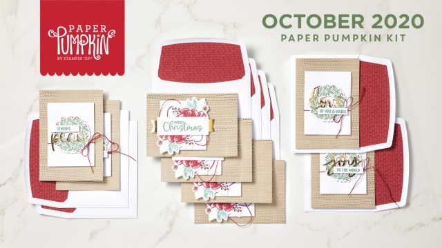 The October 2020 Joy To The World Paper Pumpkin Kit. - Stampin’ Up!® - Stamp Your Art Out! www.stampyourartout.com