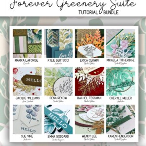 Here are the Forever Greenery All Star Tutorial Bundle Peeks. Place an order in the month of November 2020 and get this bundle of 12 fabulous paper crafting project tutorials for free! Or purchase it for just $15. - Stampin’ Up!® - Stamp Your Art Out! www.stampyourartout.com