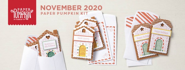 The November 2020 Jolly Gingerbread Paper Pumpkin Kit. - Stampin’ Up!® - Stamp Your Art Out! www.stampyourartout.com