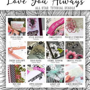 Here are the Love You Always All Star Tutorial Bundle Peeks. Place an order in the month of February 2021 and get this bundle of 12 fabulous paper crafting project tutorials for free! Or purchase it for just $15. - Stampin’ Up!® - Stamp Your Art Out! www.stampyourartout.com