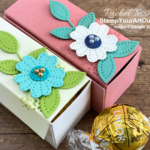 Would you like to learn how to make a 2-compartment gift/treat box using a square piece of paper/cardstock? I created small ones and large ones using coordinating products from the Jan-June 2021 Mini Catalog and Jan-Feb 2021 Sale-a-Bration Brochure: In Bloom Stamp Set, Pierced Blooms Dies, and Paper Blooms Designer Paper. Click here to access measurements, directions, a link to the how-to video, other close-up photos, and links to the products I used. - Stampin’ Up!® - Stamp Your Art Out! www.stampyourartout.com