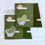 So fun! Check out a couple more Sliding Lock cards featuring the Flowering Cactus Medley and a beautiful one that my team member, Jenny Rehder made. You’ll be able to access measurements, the how-to video I made for my Easter version of this type of card, other close-up photos, and links to the products I used. - Stampin’ Up!® - Stamp Your Art Out! www.stampyourartout.com