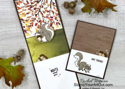Nuts About Squirrels Simple Slide Out Card
